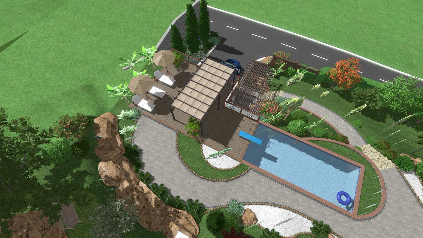 Приусадебный участок индивидуального жилого дома