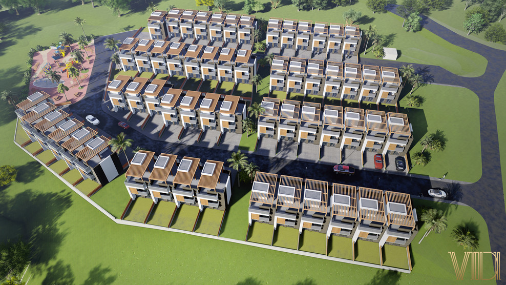 Визуализация Посёлка в г.Сочи