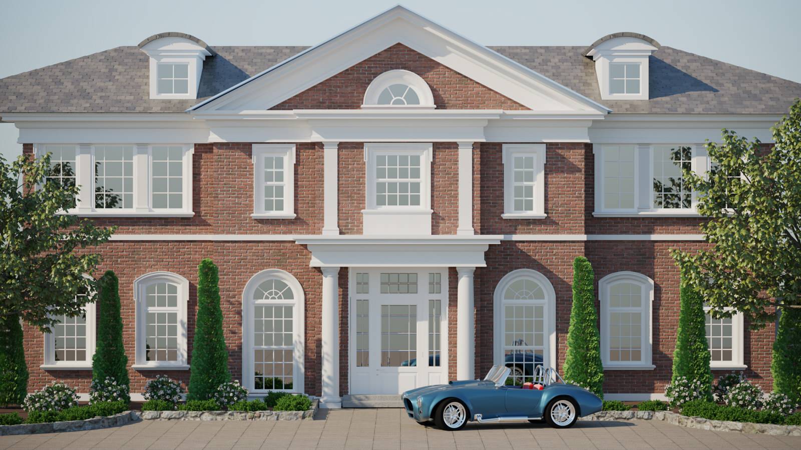 Обложка проекта: Дизайн-проекты и визуализации коттеджей и фасадов