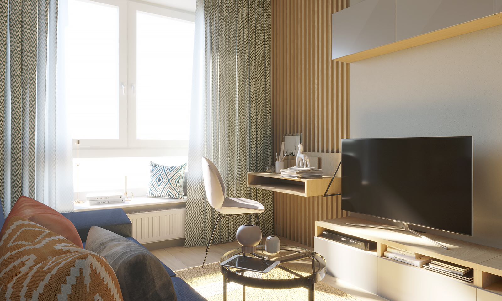 Интерьер квартиры 38 м2 в г. Москва