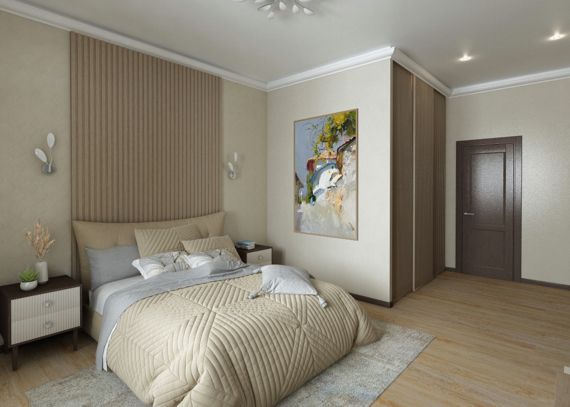 Двухуровневая квартира в ЖК "Портал-Билдинг".