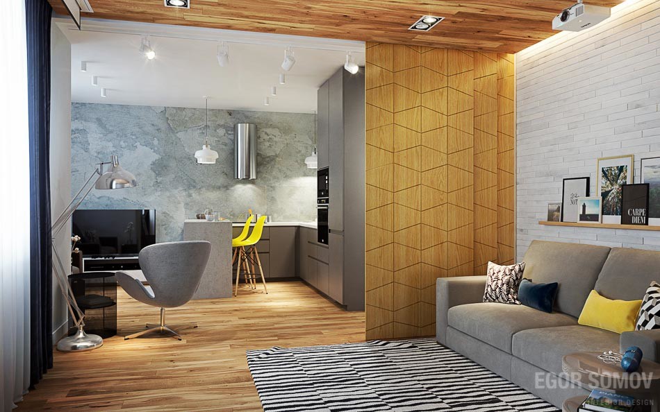 Интерьер в ЖК Лобачевский