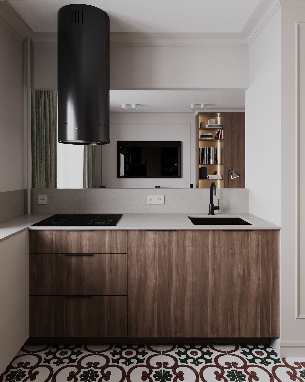 Современная классика в двухкомнатной квартире