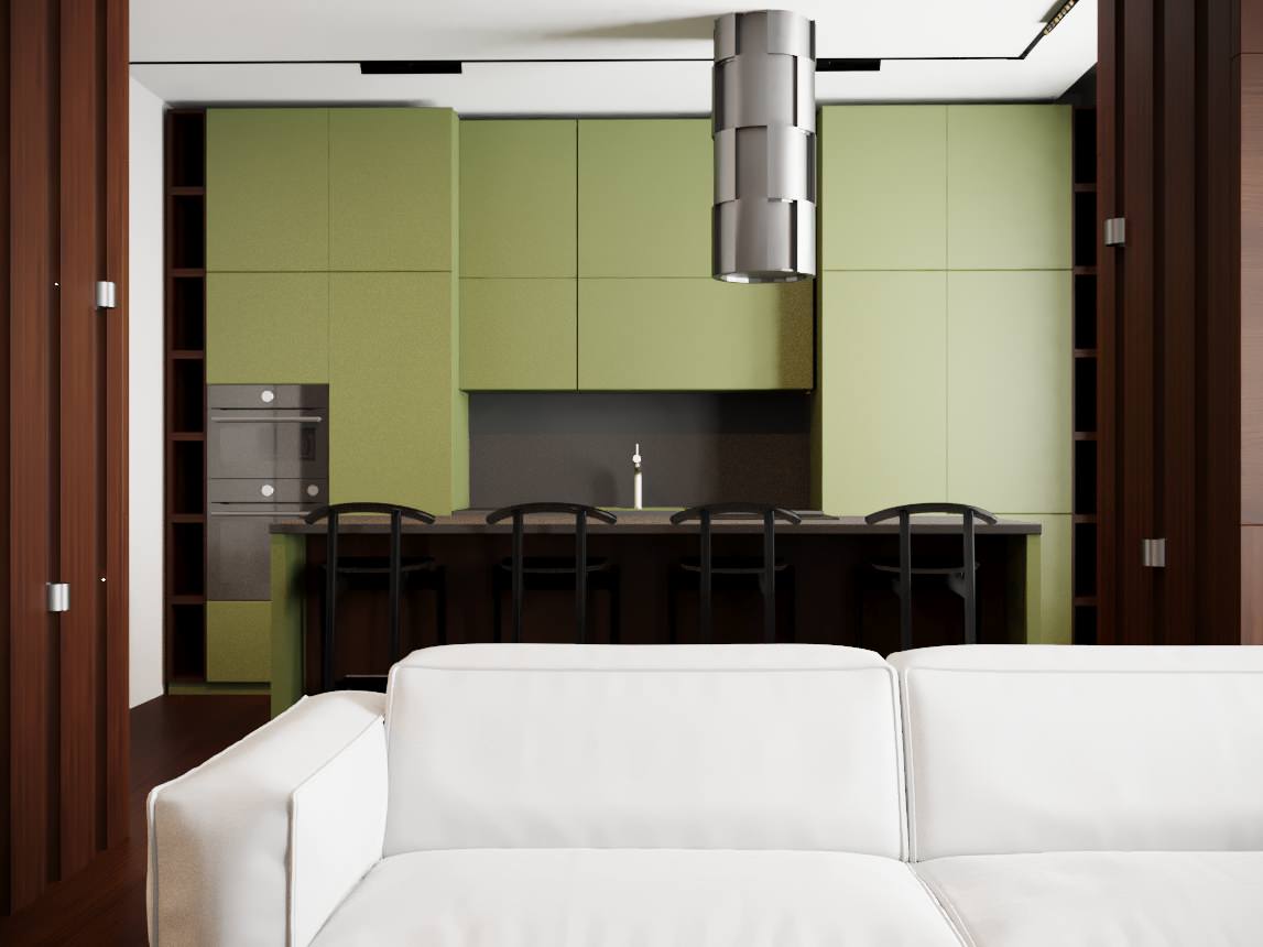 Обложка проекта: Дизайн кухни гостиной