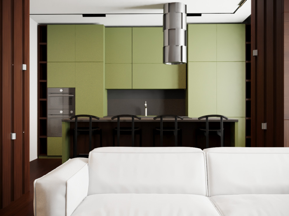 Обложка проекта: Дизайн кухни гостиной