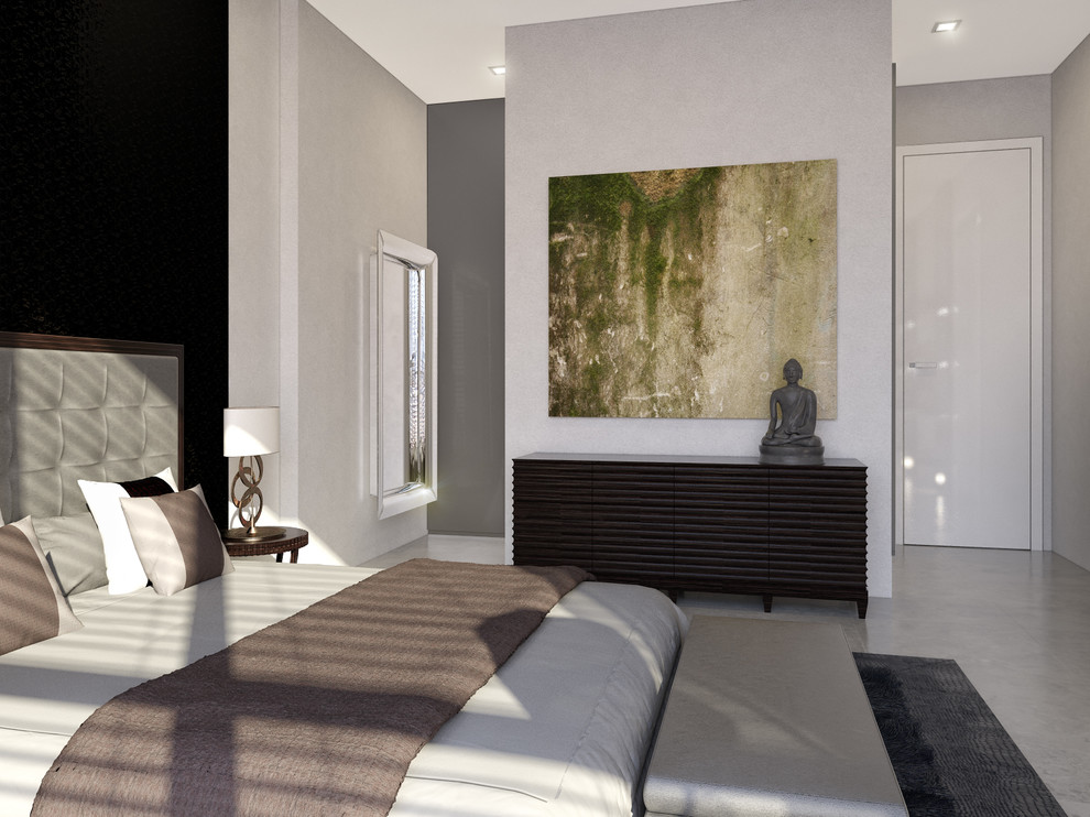 Апартаменты в Нью-Йорке, гостевая комната, вид от окна