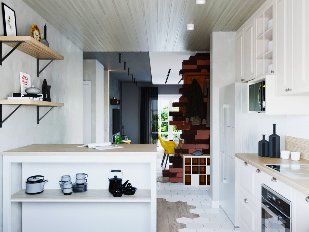 Дизайн "кухня-гостиная" в Израиле