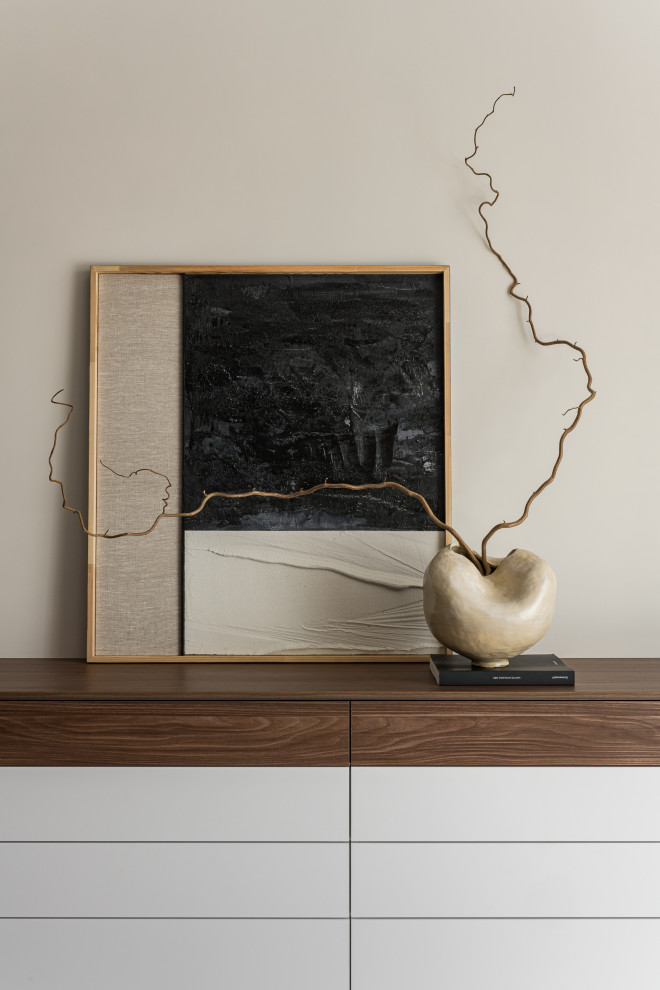 Квартира для активной семьи в минималистичном стиле