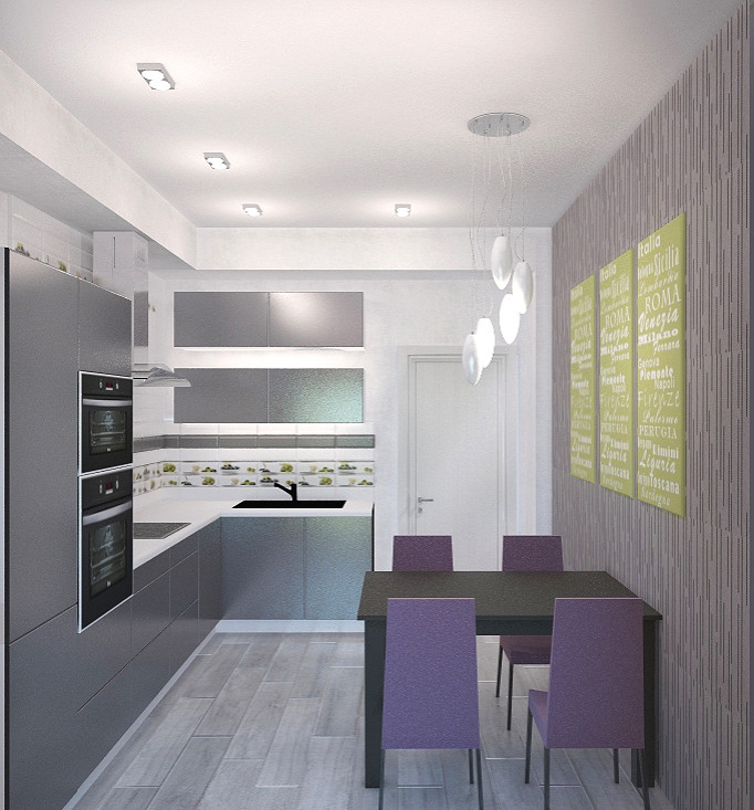 Двухкомнатная квартира: яркий минимализм. 2013 г