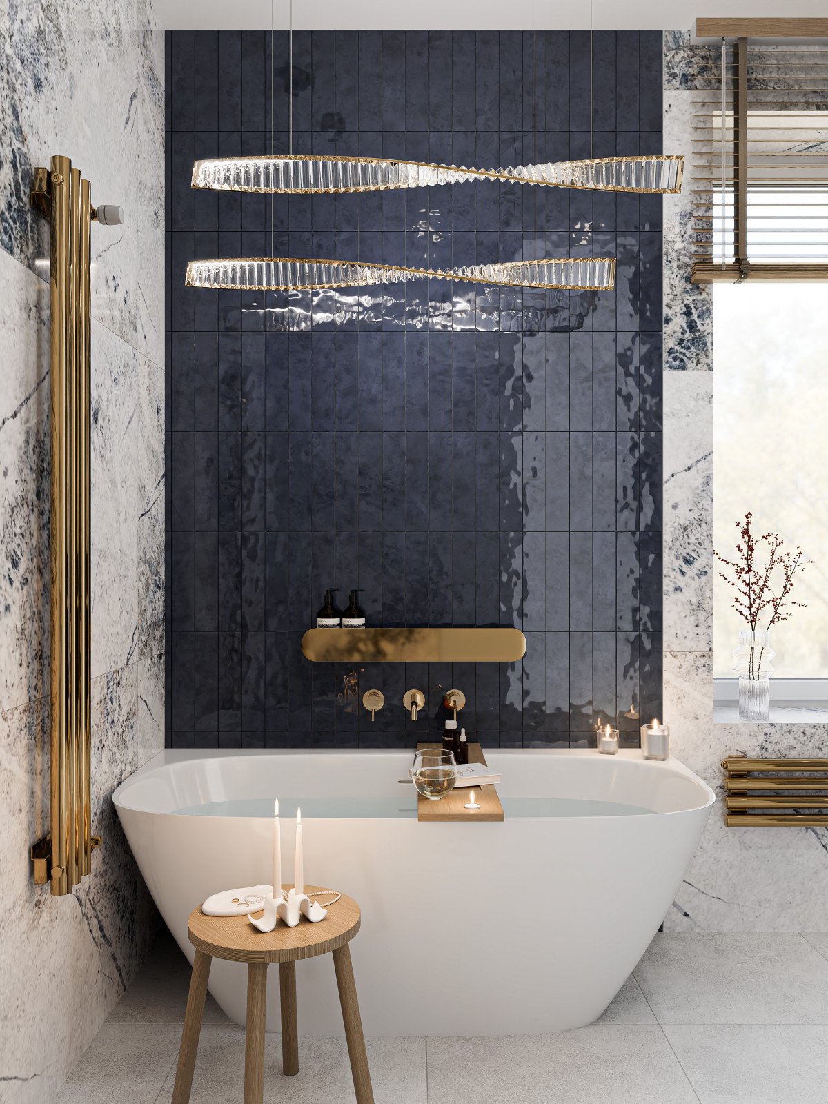 Интерьер трехкомнатной квартиры