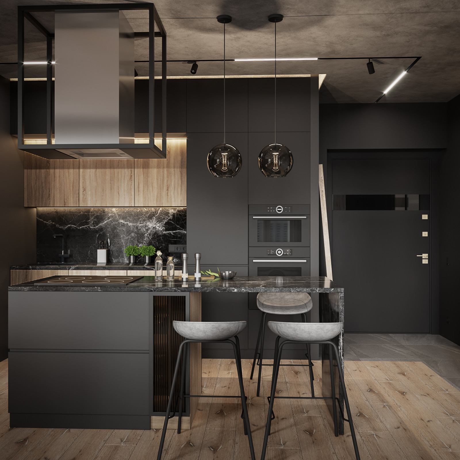 Квартира - студия в стиле Лофт