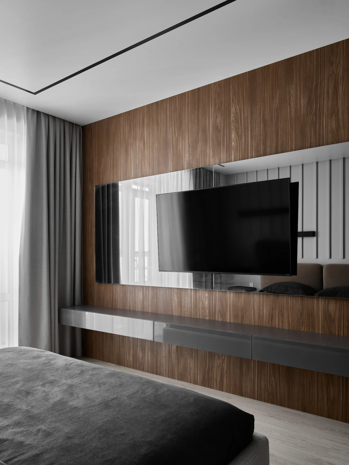 Дизайн проект квартиры 60м2 . Спальная комната