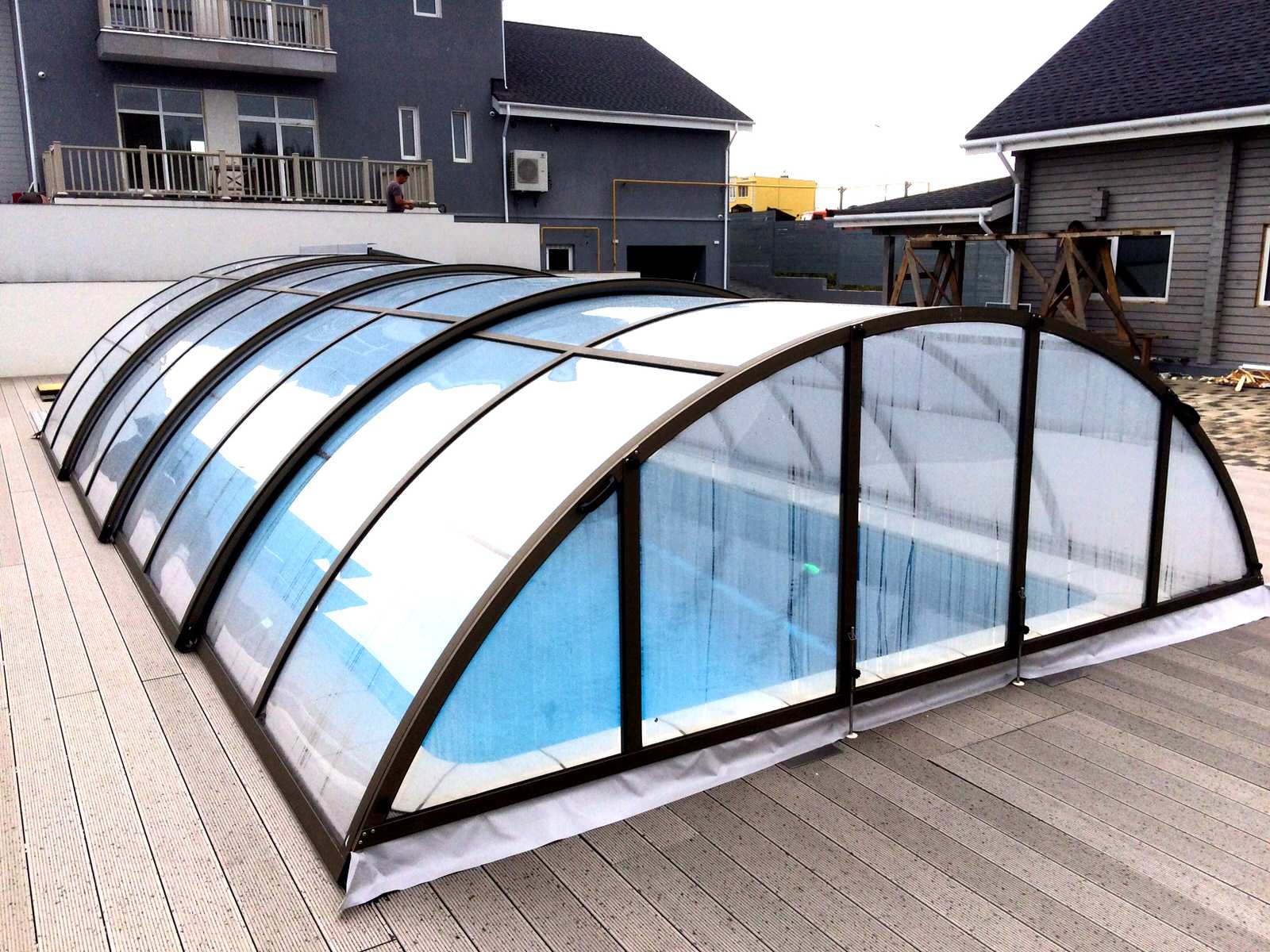 Частный заказ уличного бассейна