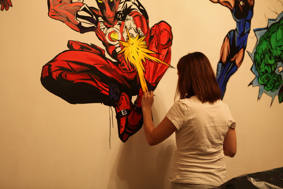 рисунки из комиксов MARVEL