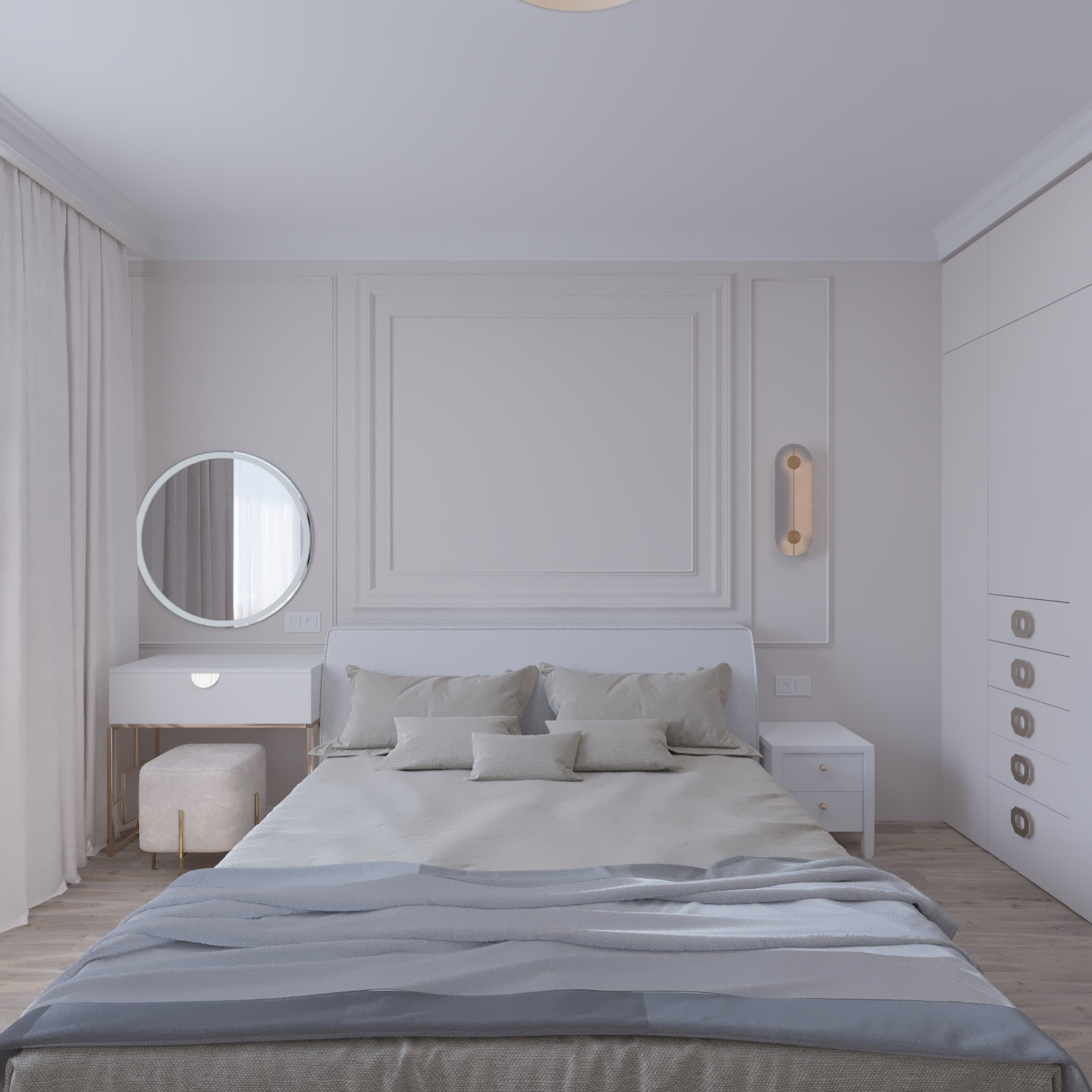 Эскизы к интерьеру в современной классике