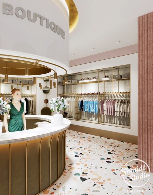 Проект интерьера Boutique