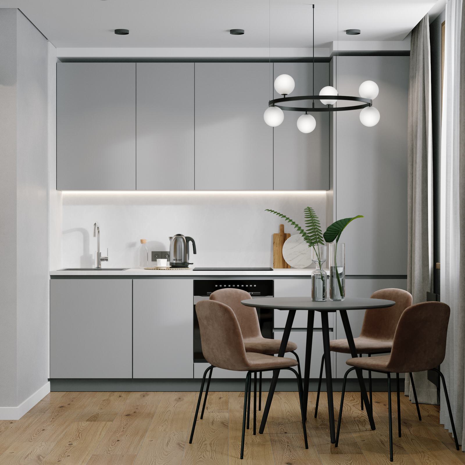 Интерьерное решение квартиры в ЖК "Инновация" - 52,0 кв.м.