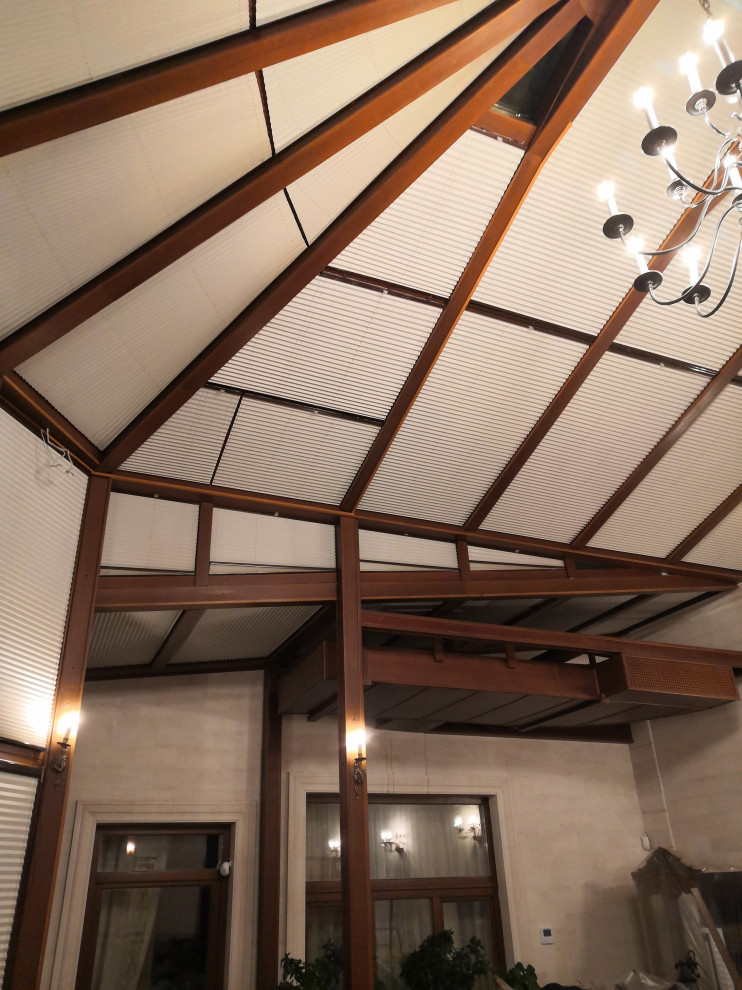 Шторы плиссе для зимнего сада (сложные формы, электрика)