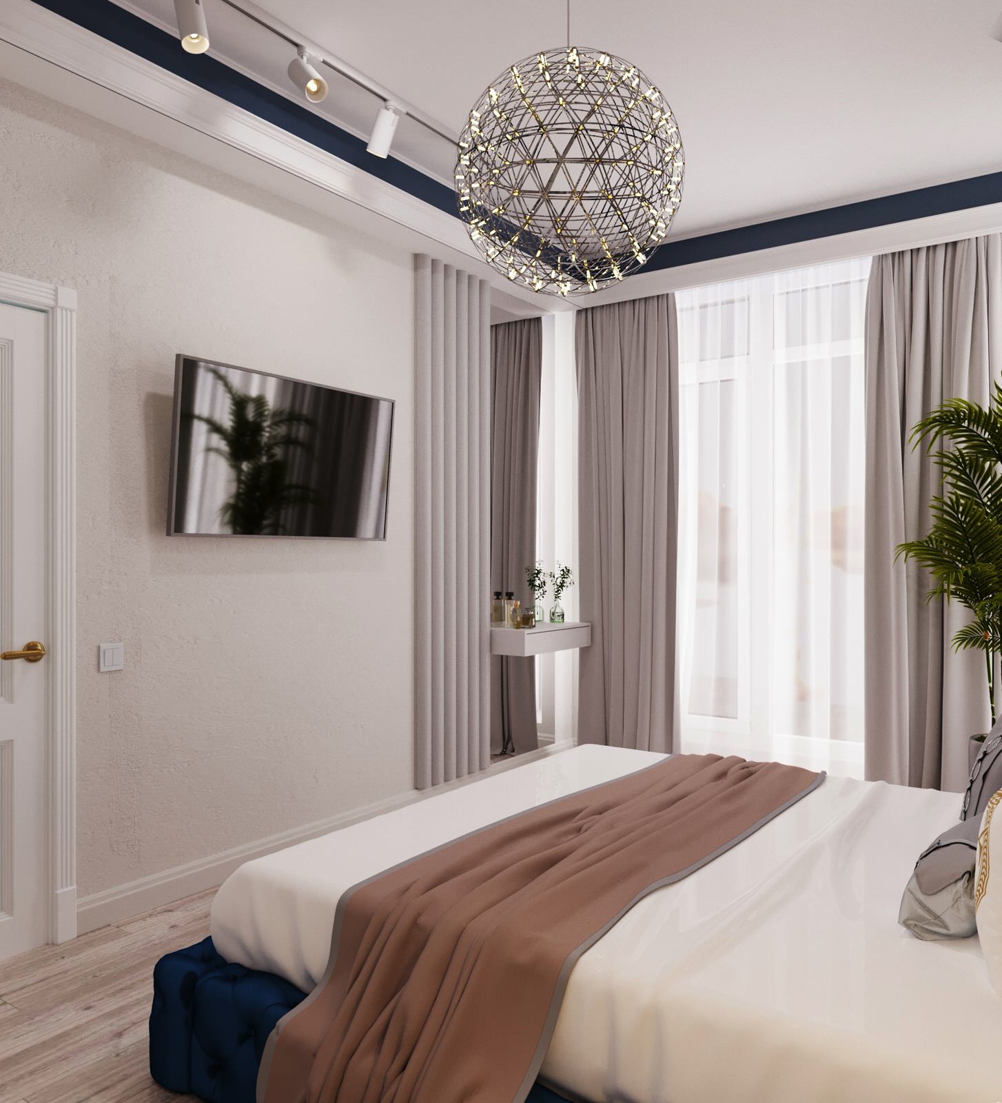 Визуализация спальни.