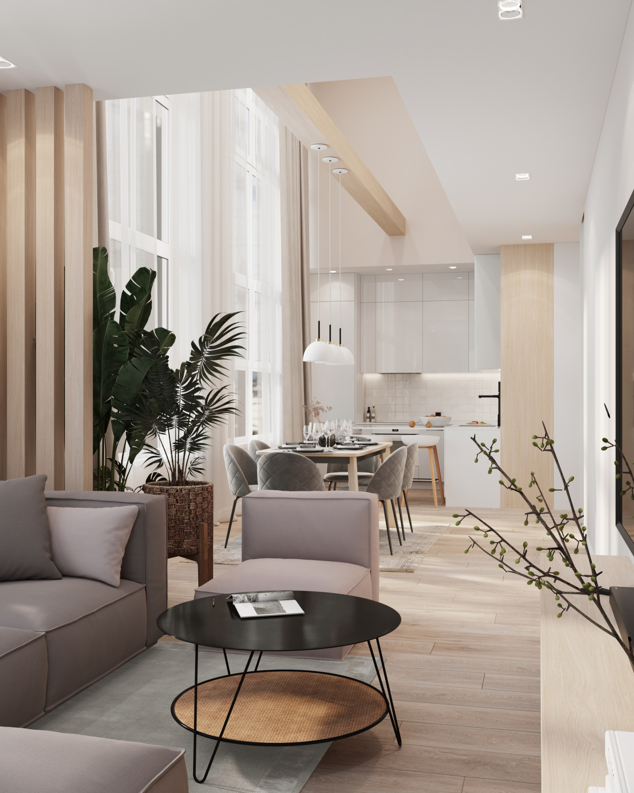 Обложка проекта: Двухуровневая квартира на Шаумяна