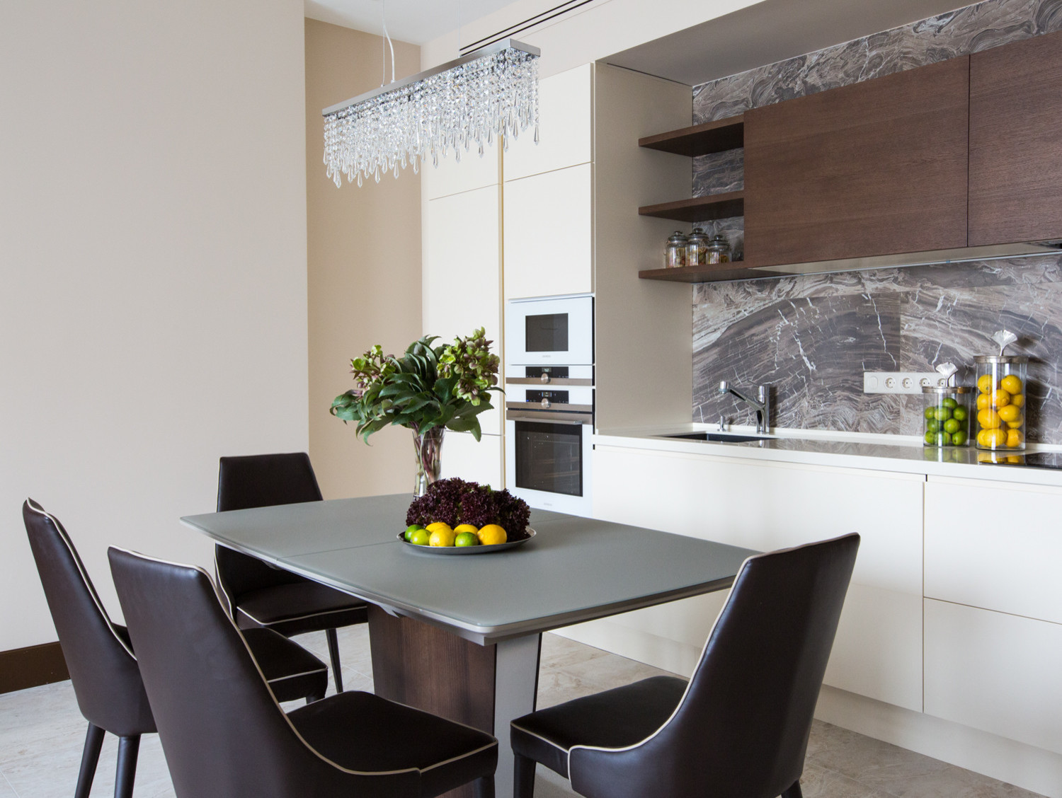 Современны интерьер в ЖК Дирижабль