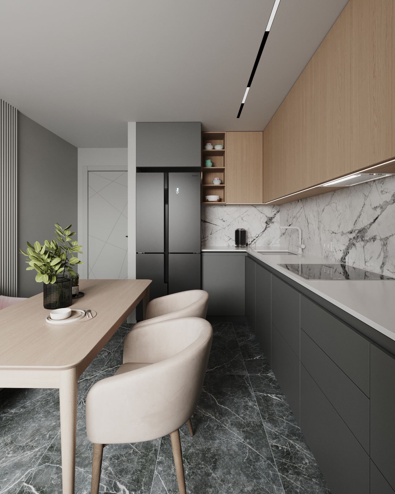 Дизайн проект квартиры 87м