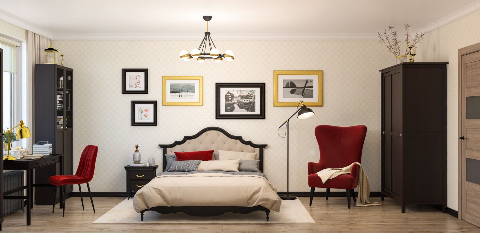 Визуализация спальни