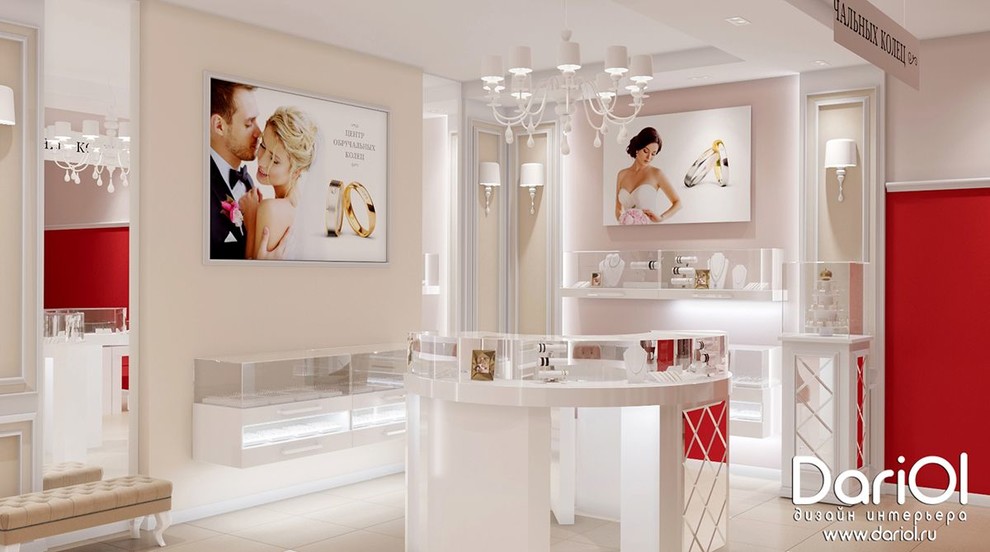 Отдел обручальных колец в ТЦ Мегаторг