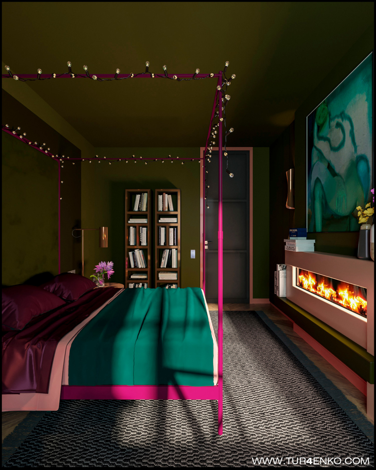 Неординарный дизайн квартиры в стиле контемпорари в ЖК "ЗИЛАРТ"