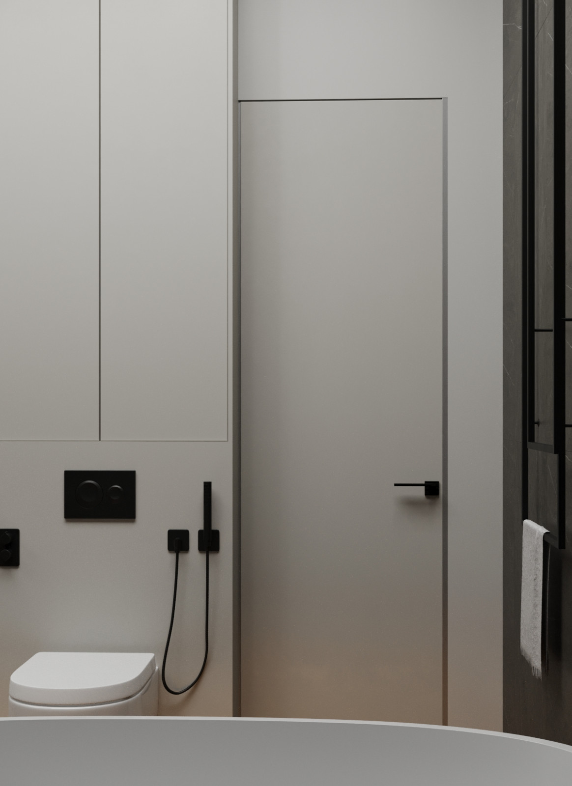 Квартира в серых тонах