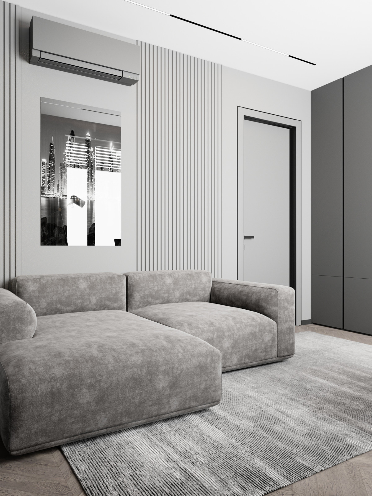 Интерьер в ЖК "Западный порт"