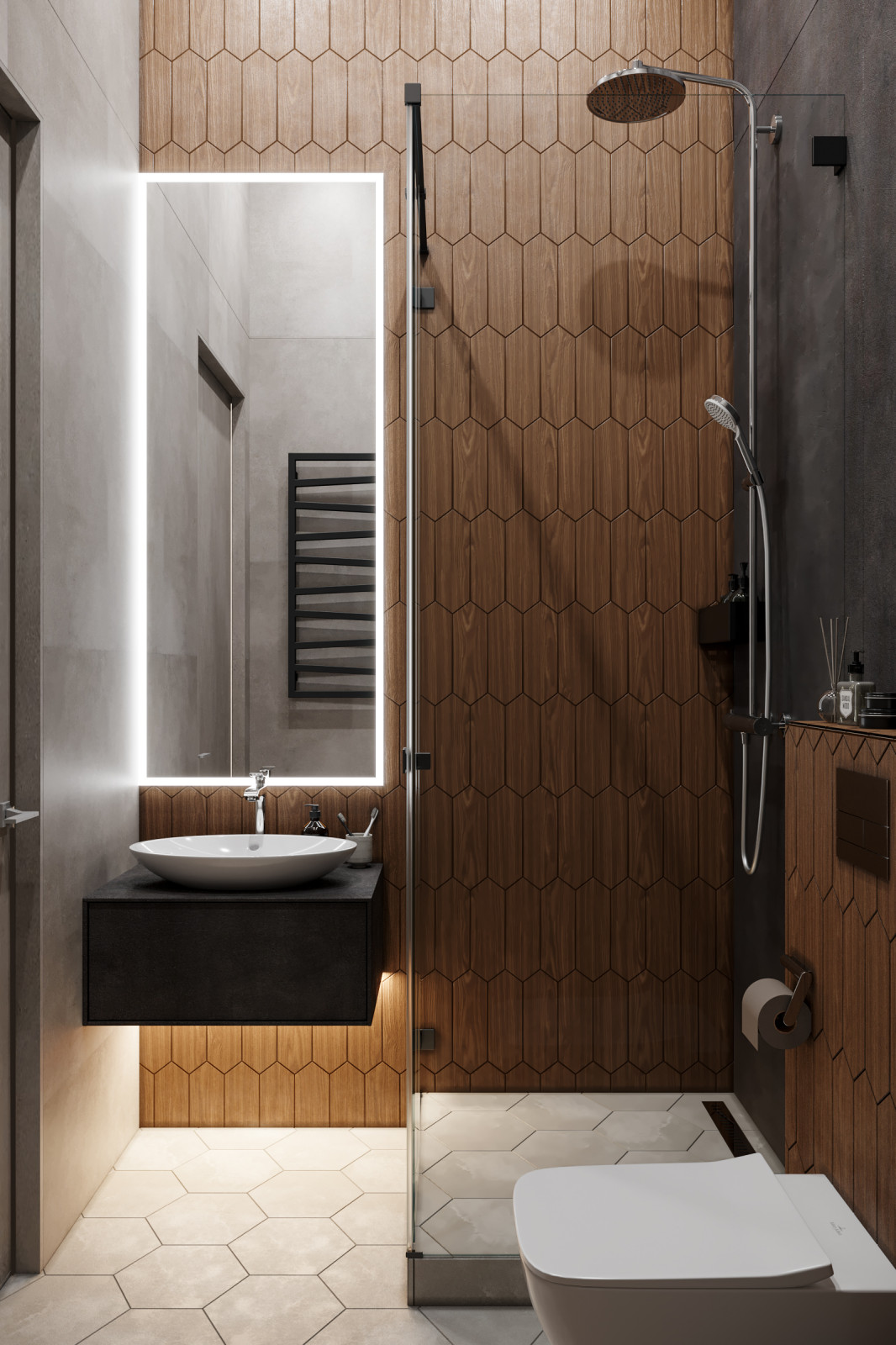 Квартира 132 кв.м. в современном стиле в ЖК "Ботанический сад LIFE".