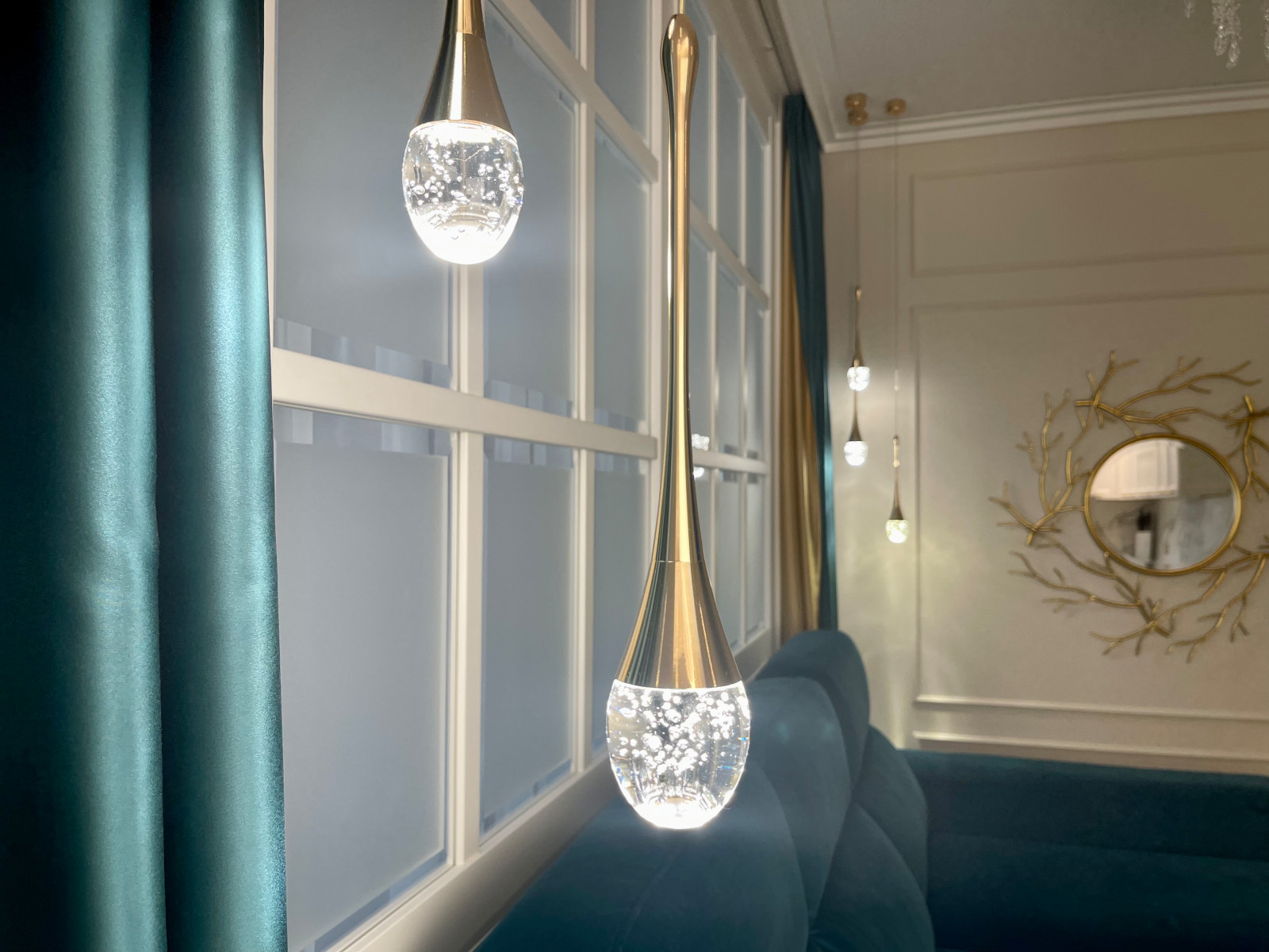 Проект в бирюзовых тонах