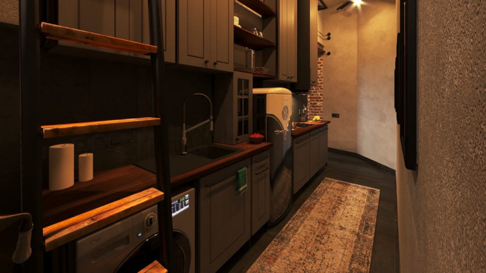 Проект квартиры в стиле Лофт на Буханцева