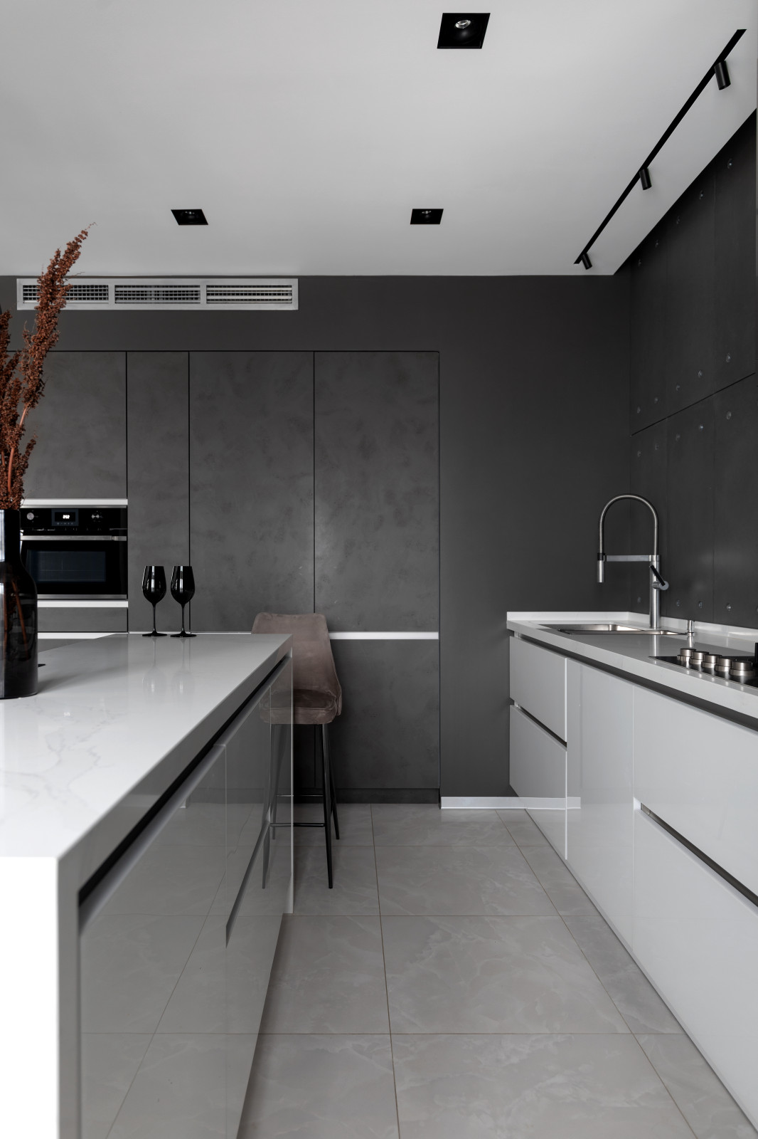 Квартира 170м2 | BLACK NATURE | Современный индустриальный стиль