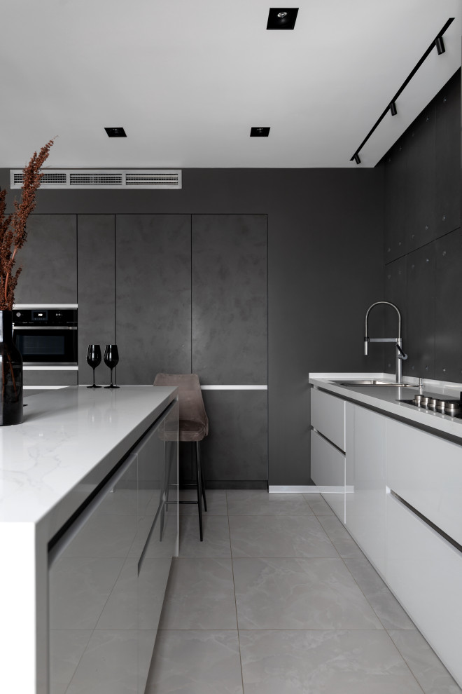 Квартира 170м2 | BLACK NATURE | Современный индустриальный стиль