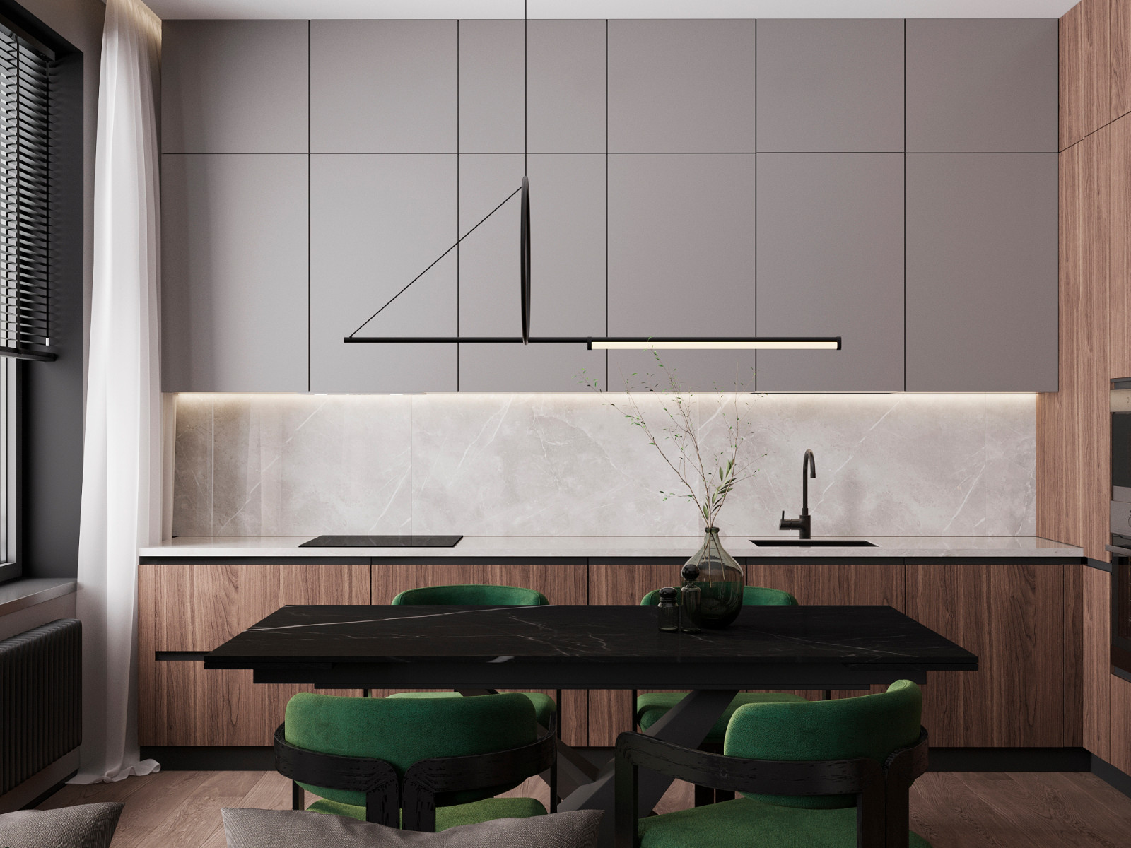 Дизайн-проект квартиры в ЖК «Фонвизинский» 83 кв.м