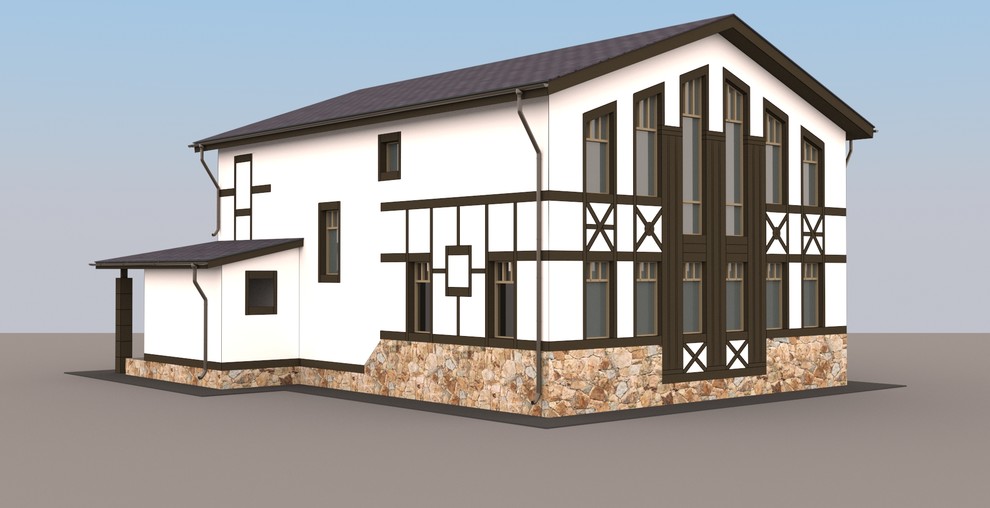 Жилой дом в Подмосковье для молодой семьи