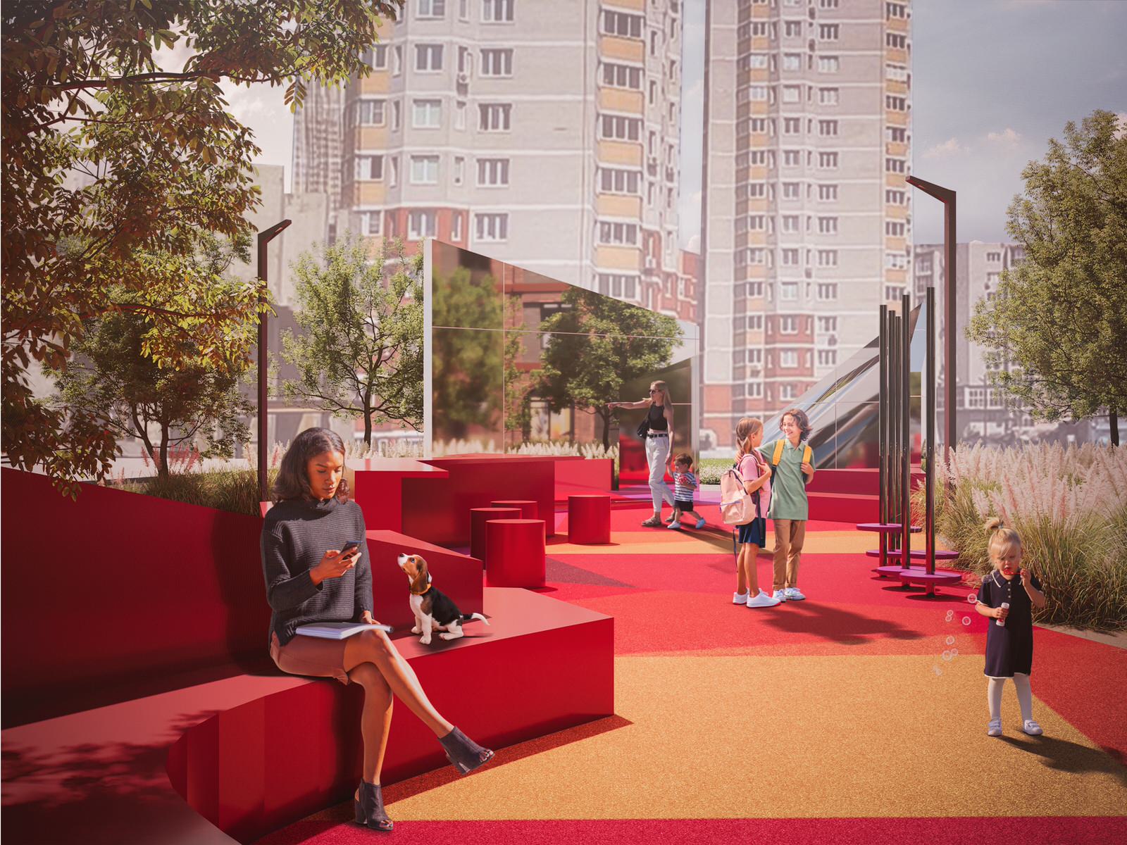 Архитектура фасадов и проект благоустройства