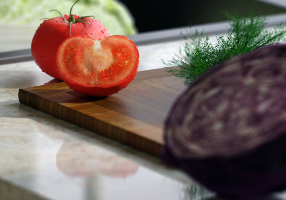 Обложка проекта: 3D-визуализация кухни в Москве, дизайнер Ирина Ольшанская