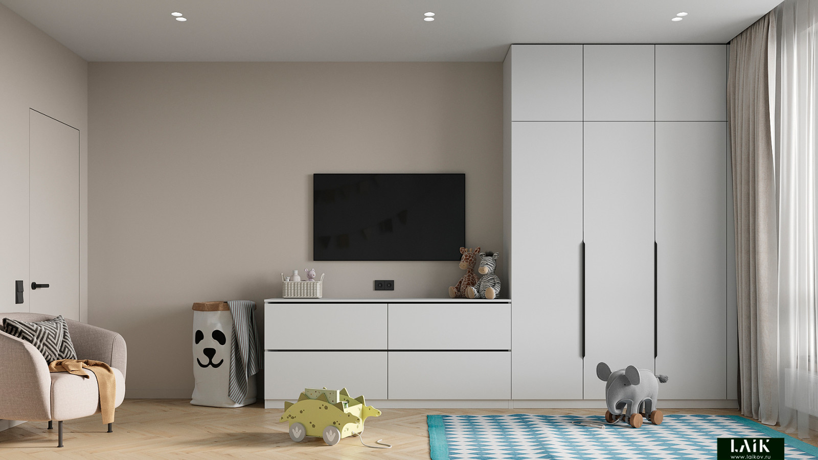 Обложка проекта: Интерьер в квартире ЖК Черная речка (2)