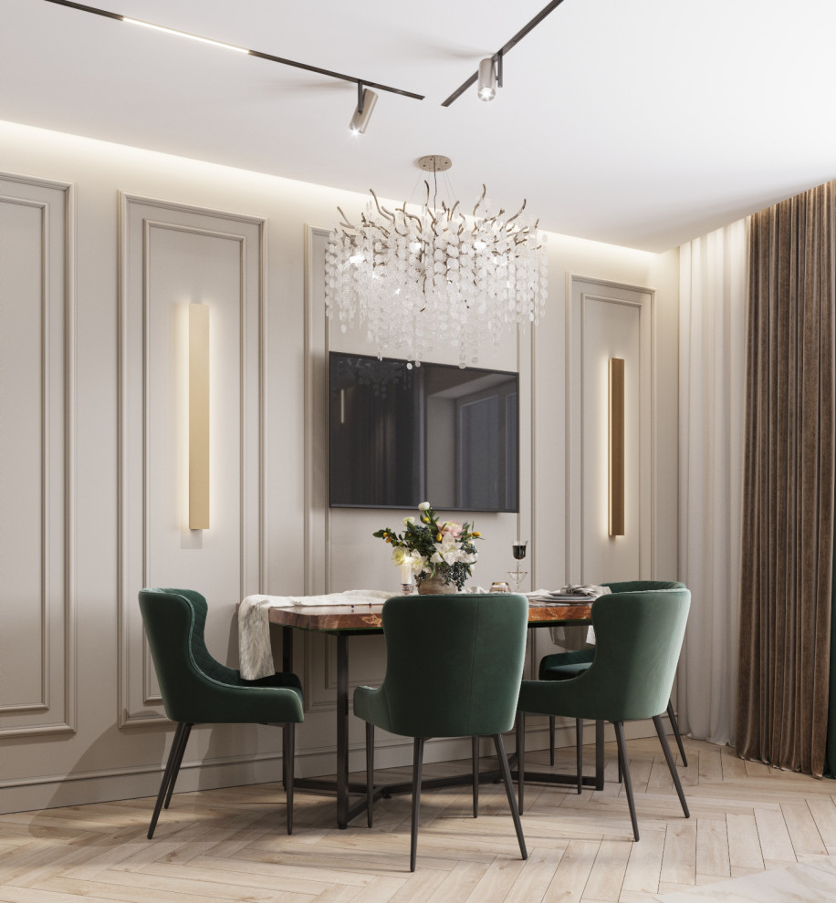 ЖК Лесопарковый. Квартира в стиле легкой классики