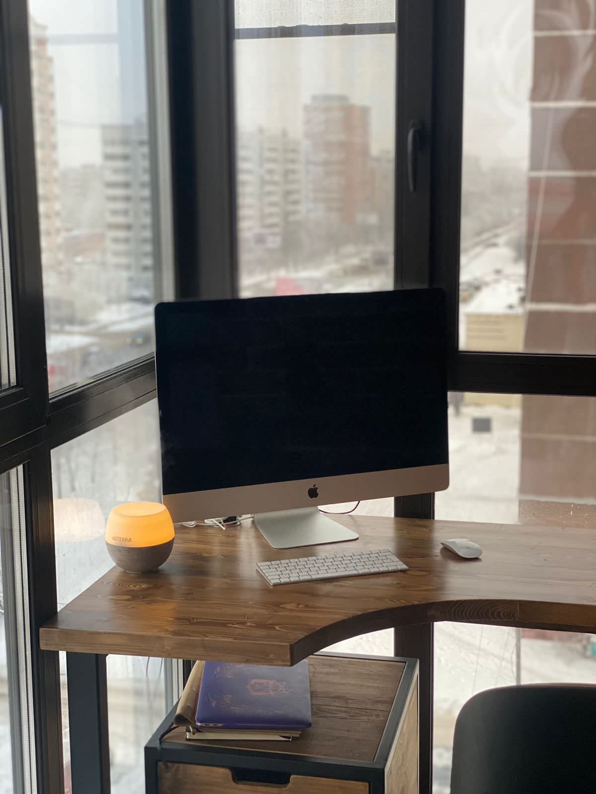 Балкон-кабинет в стиле лофт, Электросталь