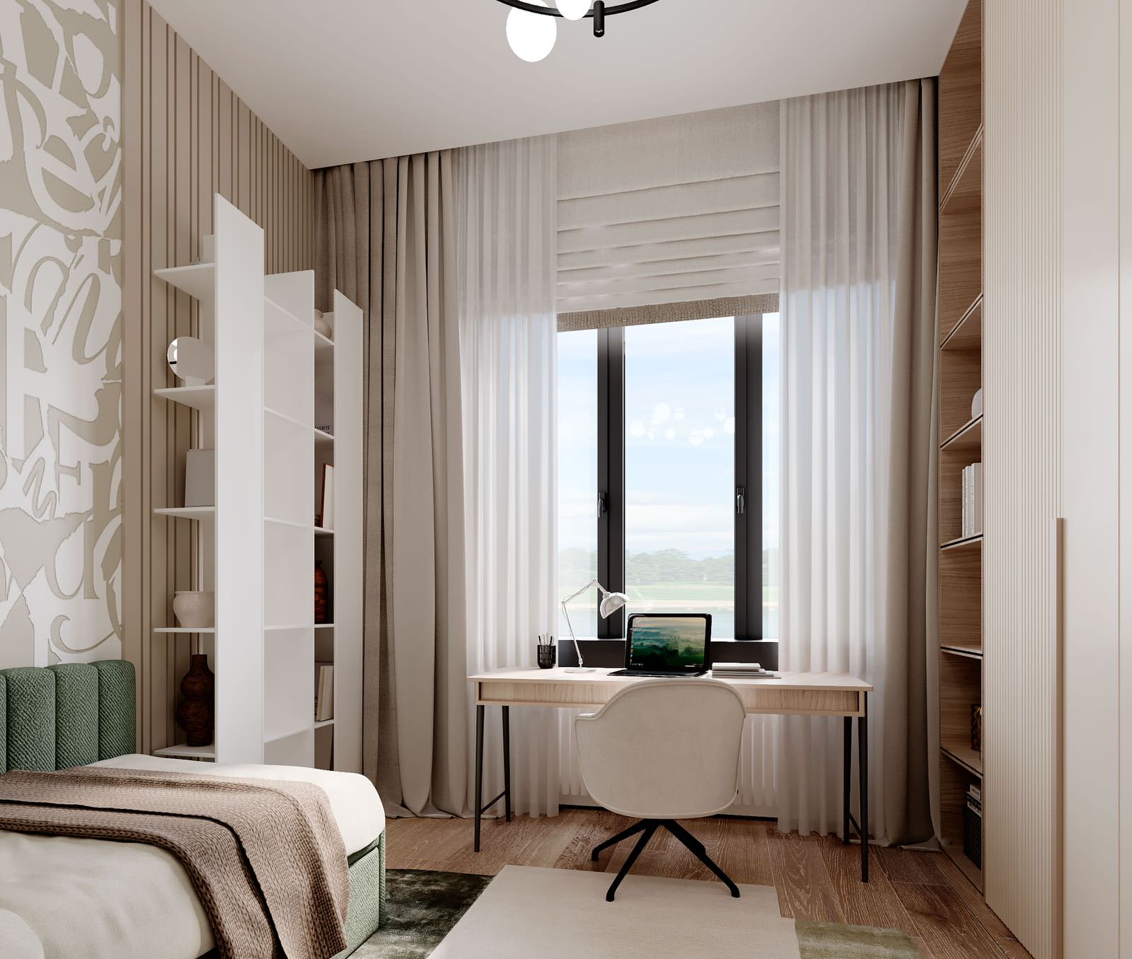 Интерьер квартиры в ЖК "Вест Гарден"