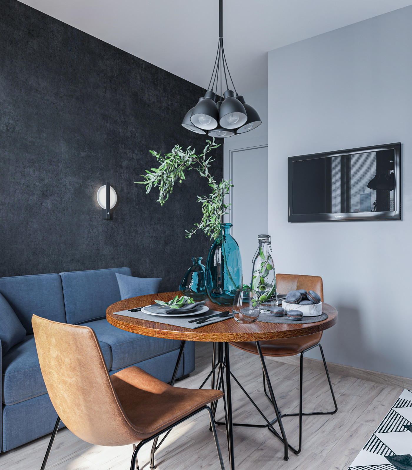 Синий для молодого человека