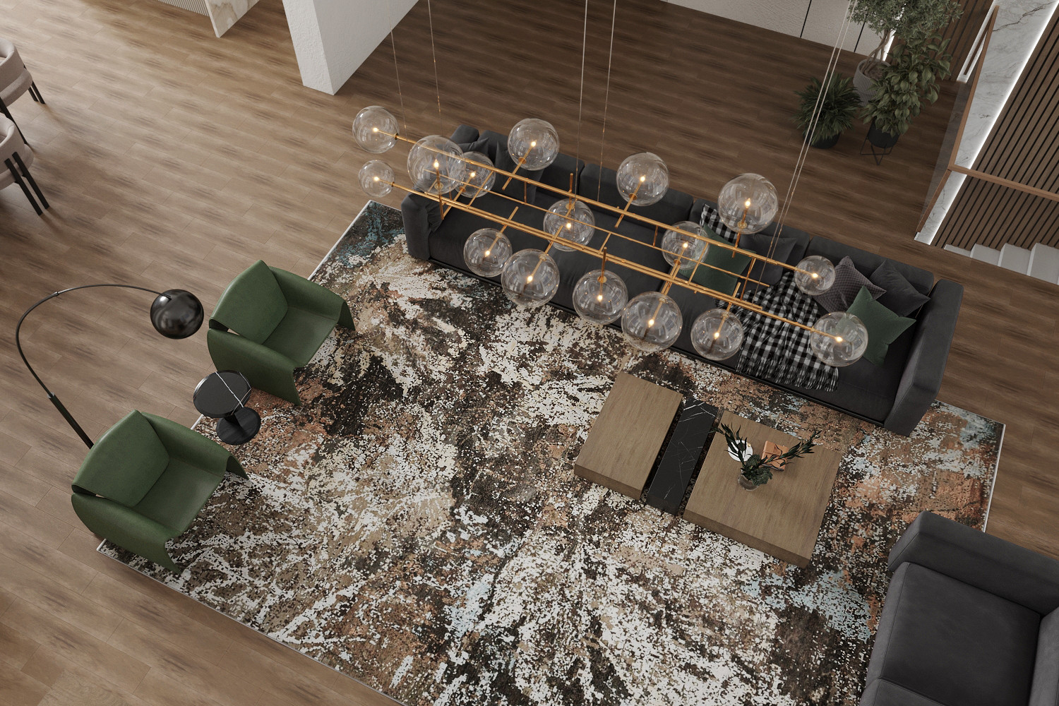 Дом ДНТ "Удача". Гостиная