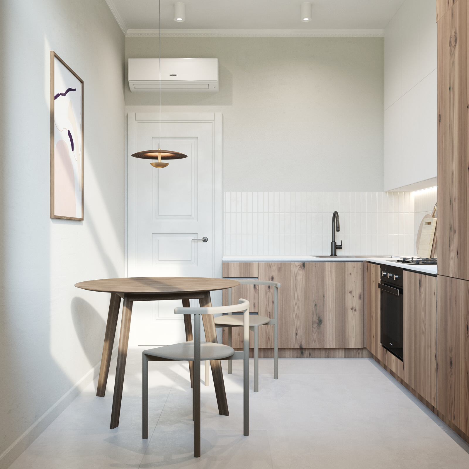 Визуализация интерьера. Дизайн проект "Сердобольская"