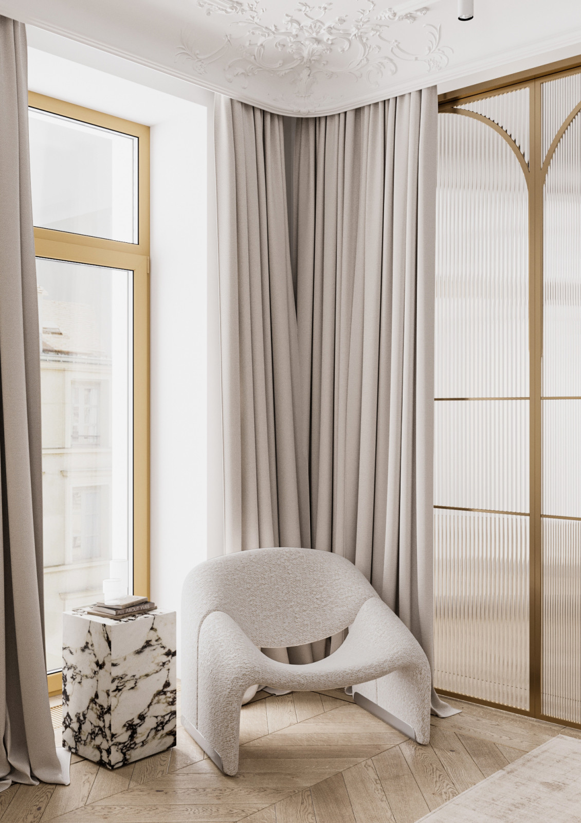 квартира для блогера и дизайнера Дарьи Камаловой (@thecablook)