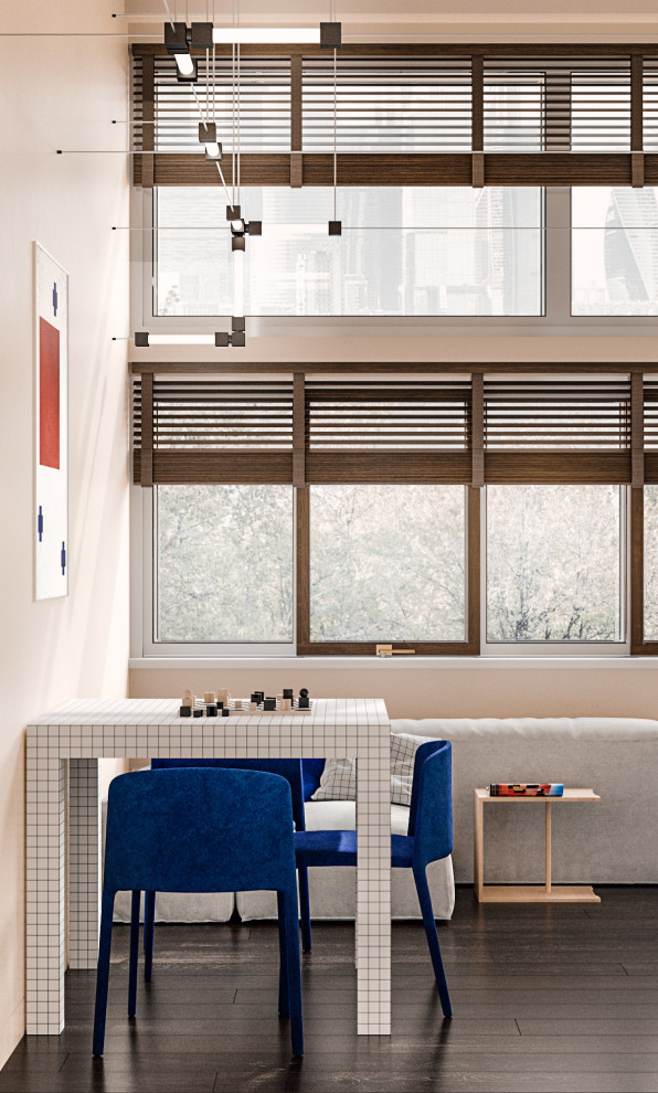 Дизайн-проект Ячейки типа F в доме наркомфина