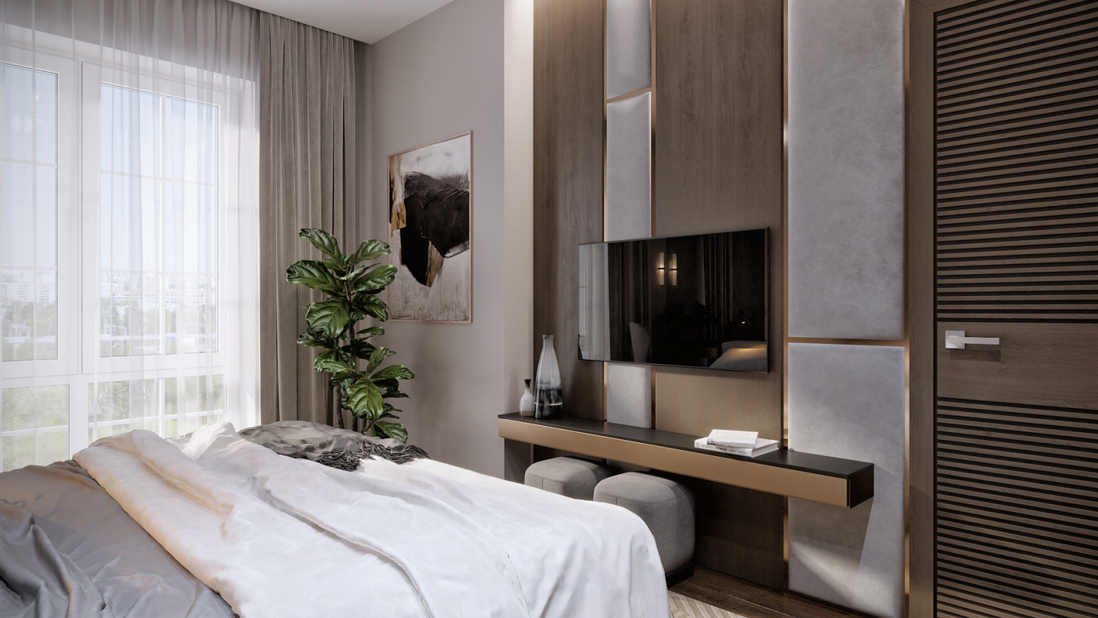 Гостевая спальня 2-й этаж